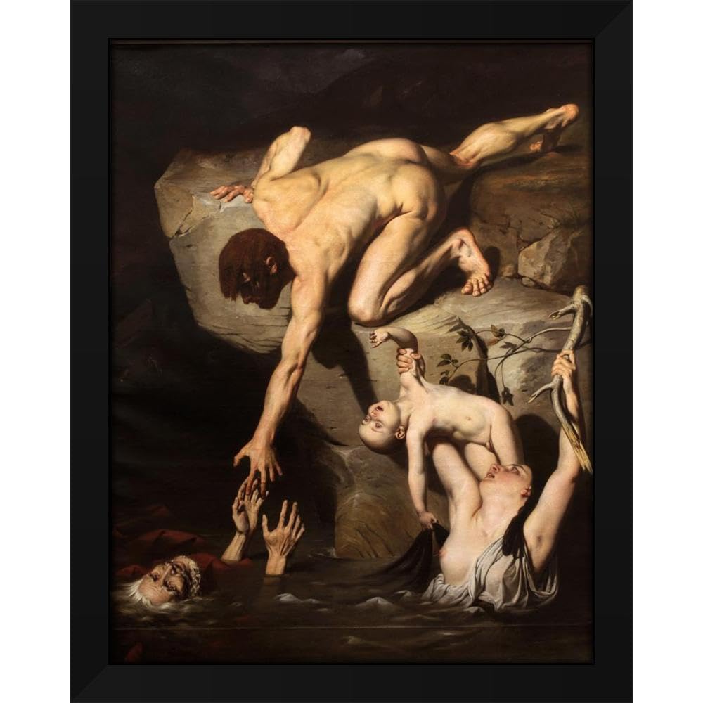 Amazon.com: Joseph-Désiré Court 15x18 Black Modern Framed Art